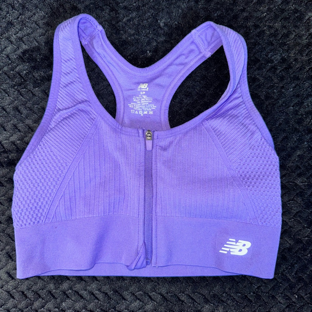New Balance Purple Sports Bra